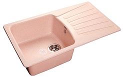 Granfest Мойка кухонная Standart GF-S850L Светло-розовый – фотография-1